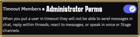Admin Perms