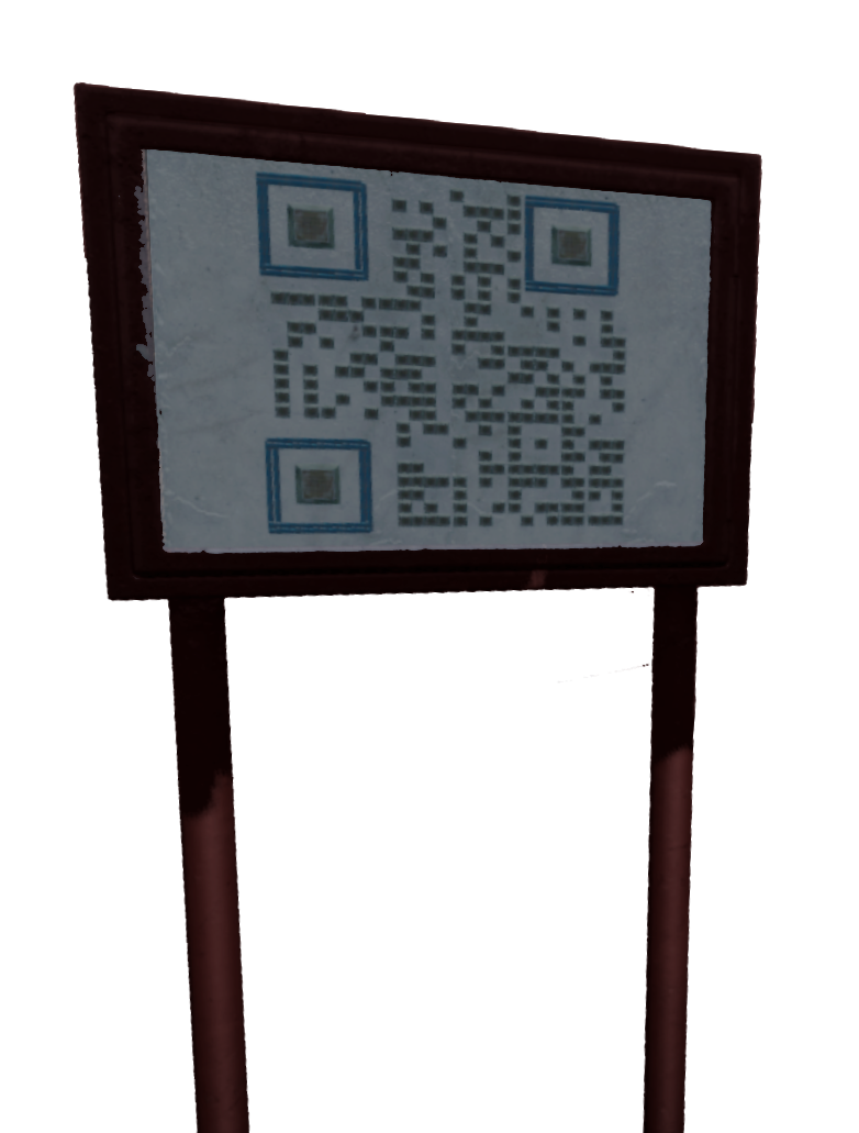 DayZ QR code sign generated by Legion Killfeed
