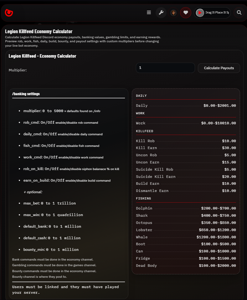 Economy Calculator