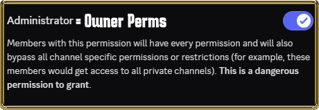 Owner Perms