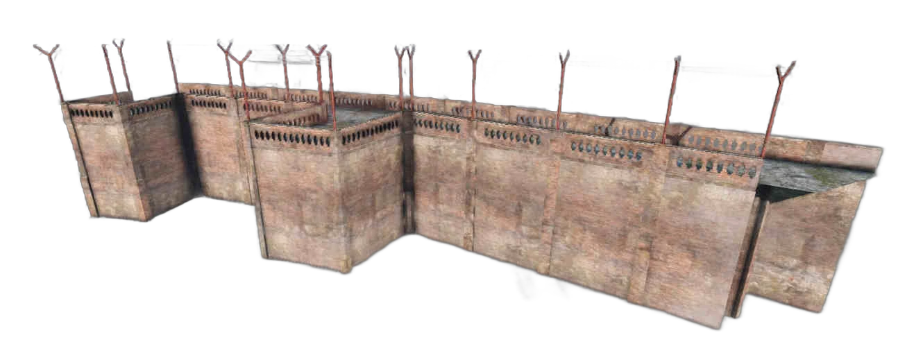 DayZ Land_Prison_Wall_Large - Land Prison Wall Large image