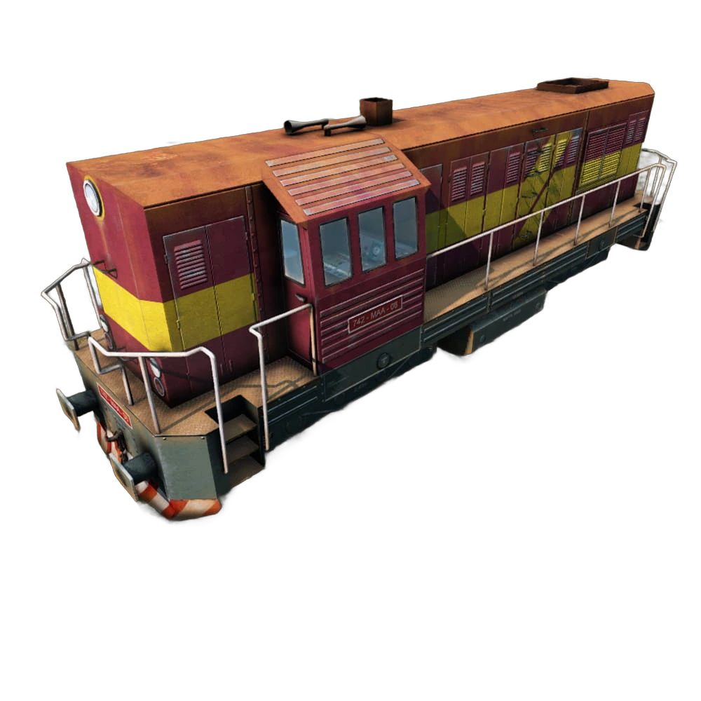 DayZ Land_Train_742_Red - Land Train 742 Red image