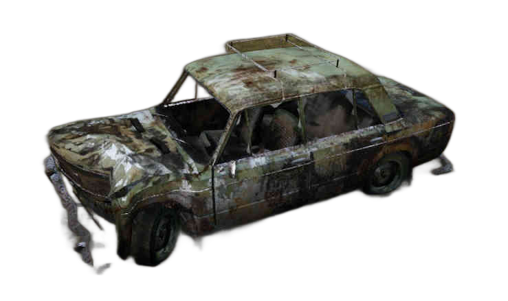 DayZ Land_Wreck_Lada_Green - Land Wreck Lada Green image