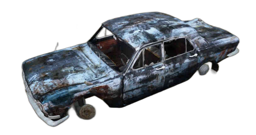 DayZ Land_Wreck_Volha_Blue - Land Wreck Volha Blue image