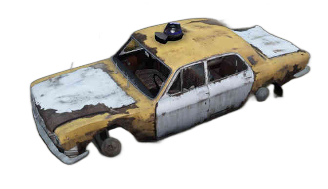 DayZ Land_Wreck_Volha_Police - Land Wreck Volha Police image