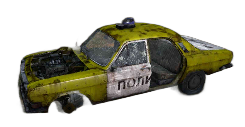 DayZ Land_Wreck_sed01_aban1_police - Land Wreck Sed01 Aban1 Police image