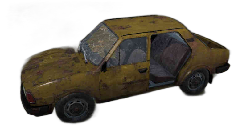 DayZ Land_Wreck_sed02_aban1_yellow - Land Wreck Sed02 Aban1 Yellow image