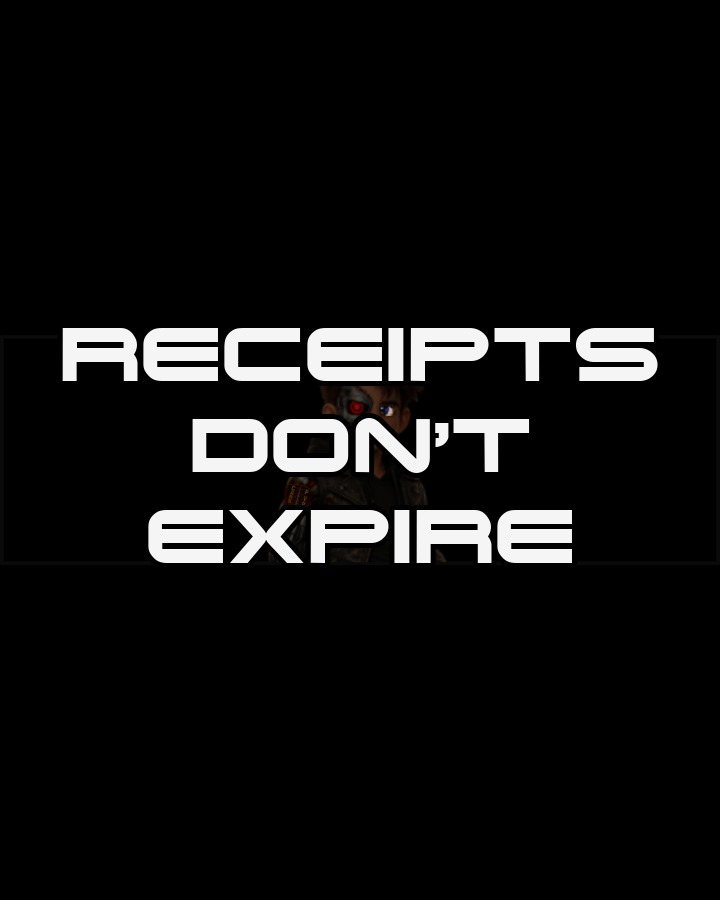 Receipts Don't Expire thumbnail
