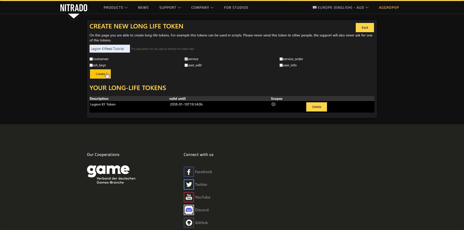 HOW TO CREATE NITRADO TOKEN thumbnail